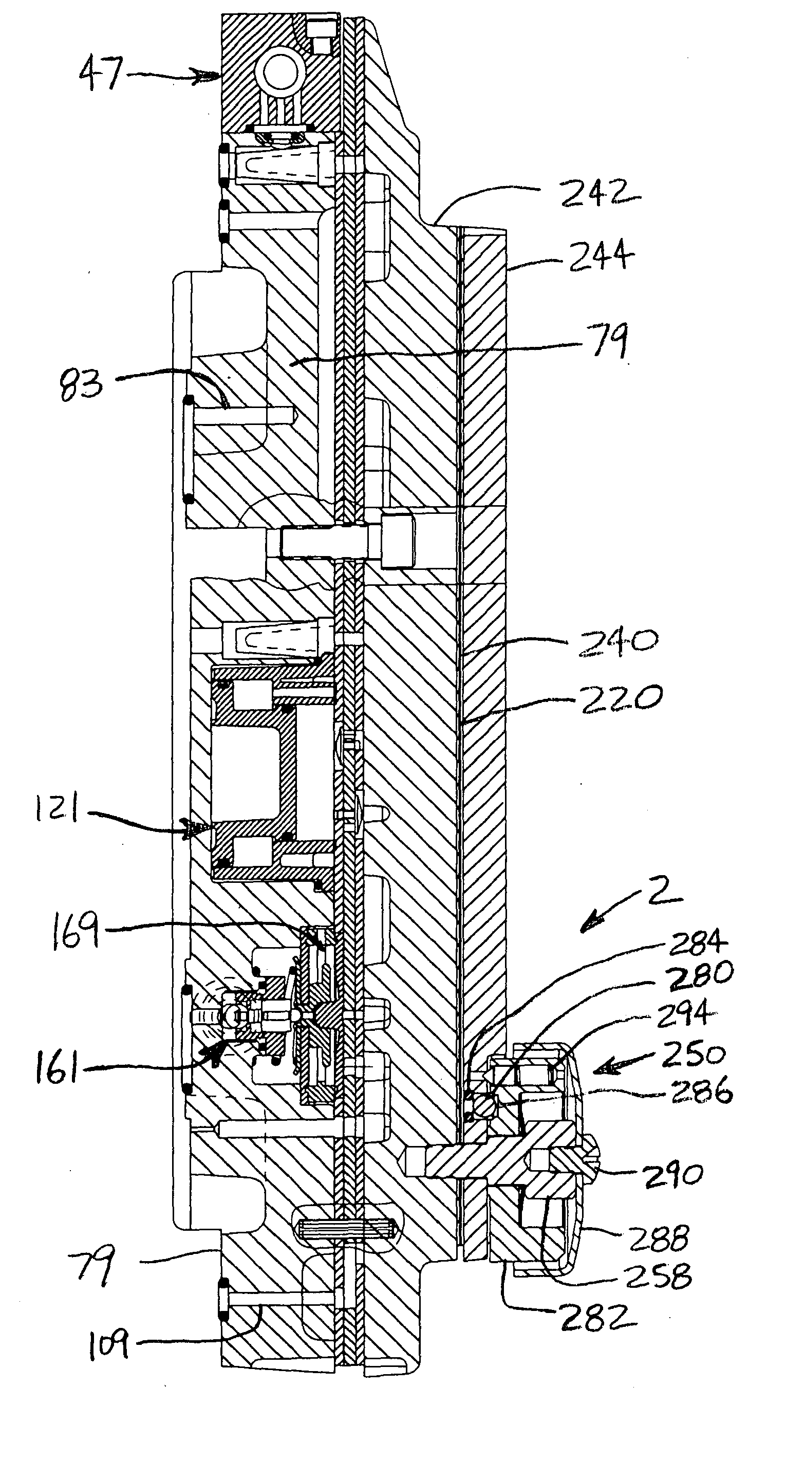 Gas bleed system with improved control