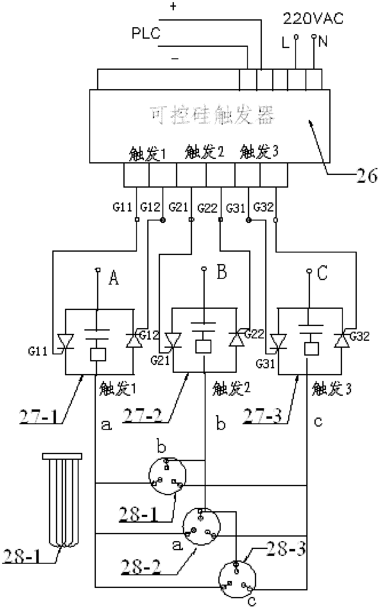 Thermal performance test system of solar water heater