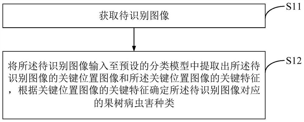 Method and system for identifying fruit tree pest and disease damage types