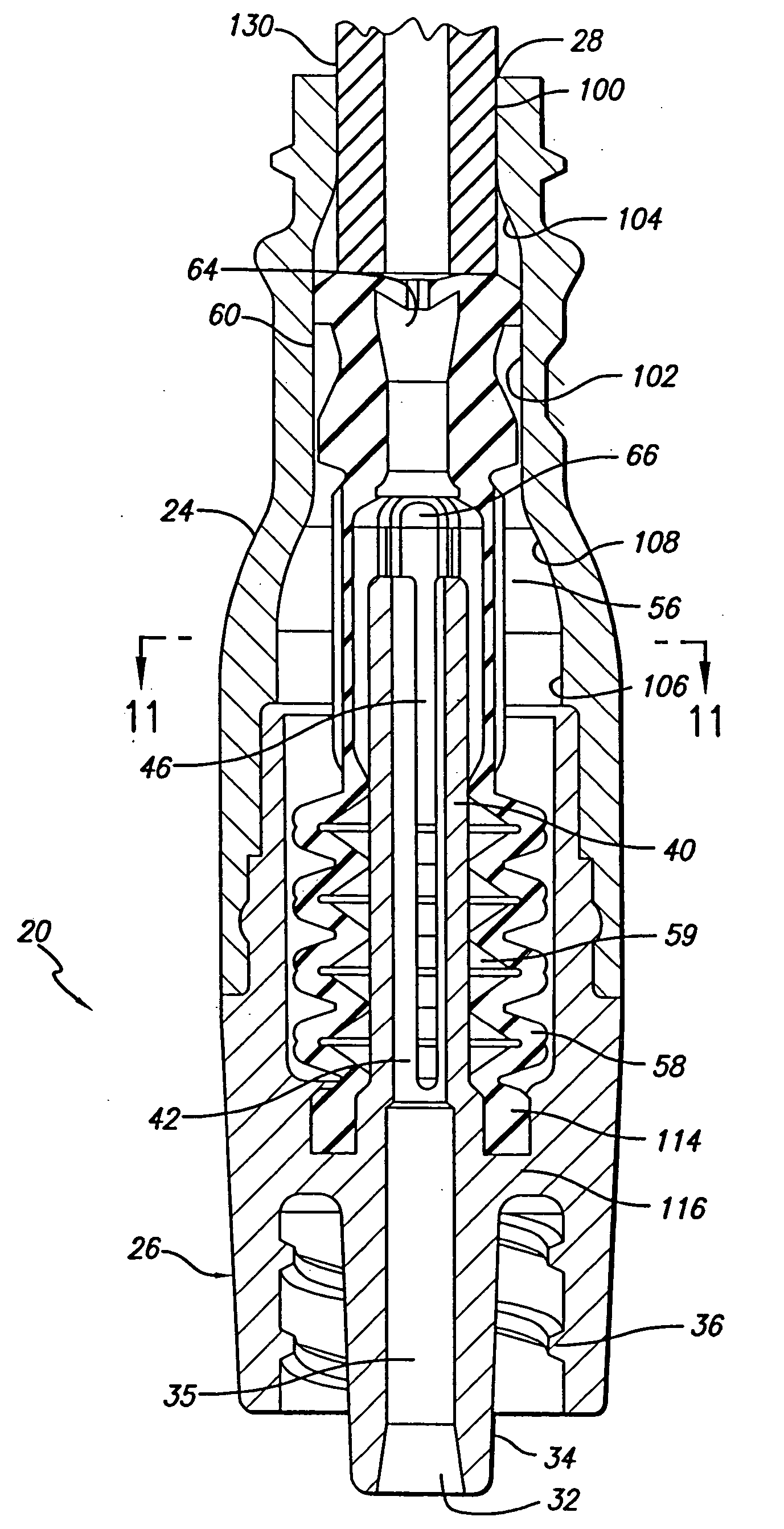 Needle free medical connector with expanded valve mechanism and method of fluid flow control