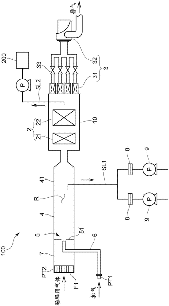 Exhaust gas sampling apparatus