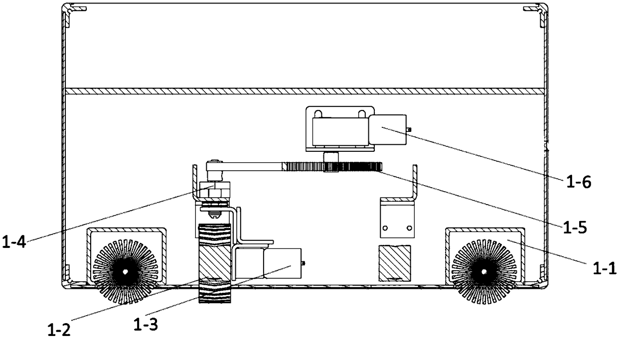 A modular stair sweeper and method of operation thereof