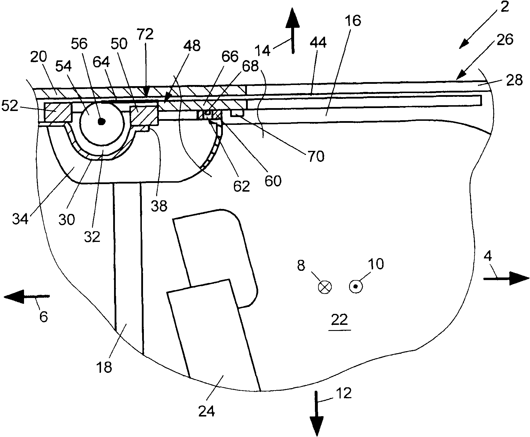 Protective sunshade arrangement for the windowpane of a motor vehicle and motor vehicle with such a protective sunshade arrangement