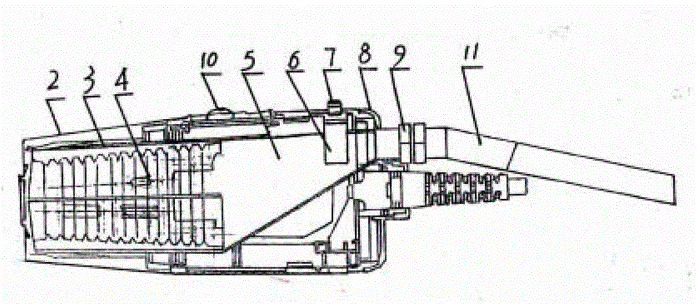 Air drying device for professional haircutting