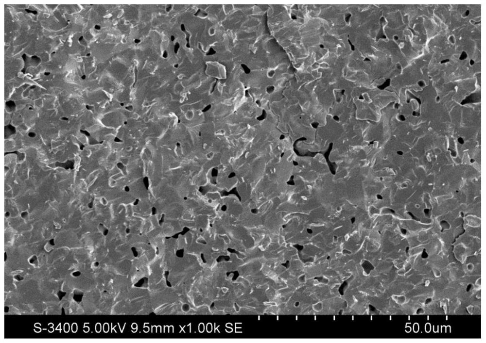 A bioactive ceramic material with both mechanical strength and degradability and preparation method thereof