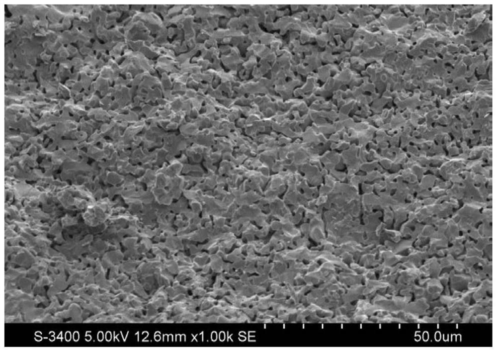 A bioactive ceramic material with both mechanical strength and degradability and preparation method thereof