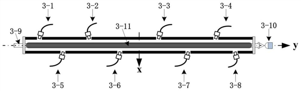 Quasi-one-dimensional cold atom source preparation device and method