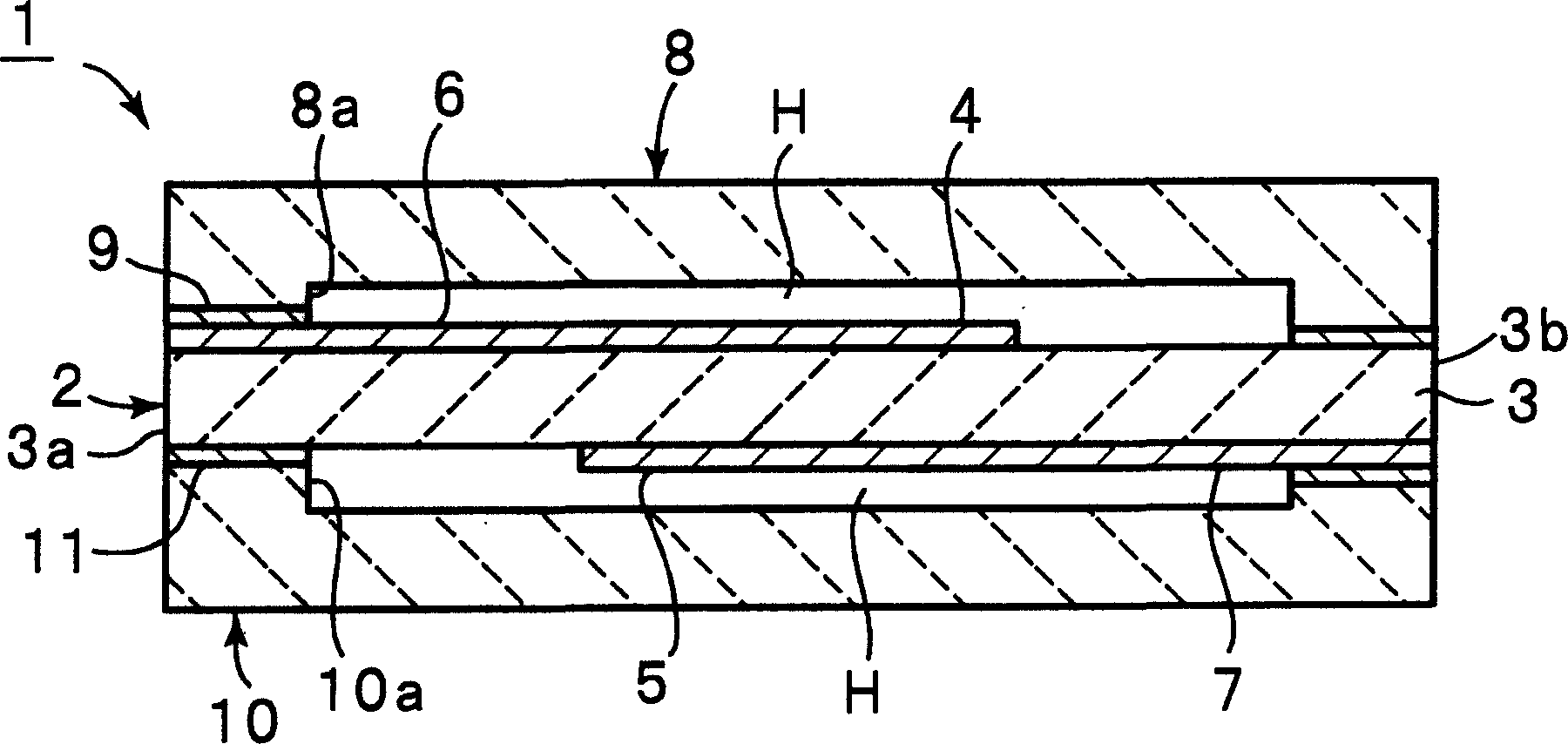 Piezoelectric resonator component