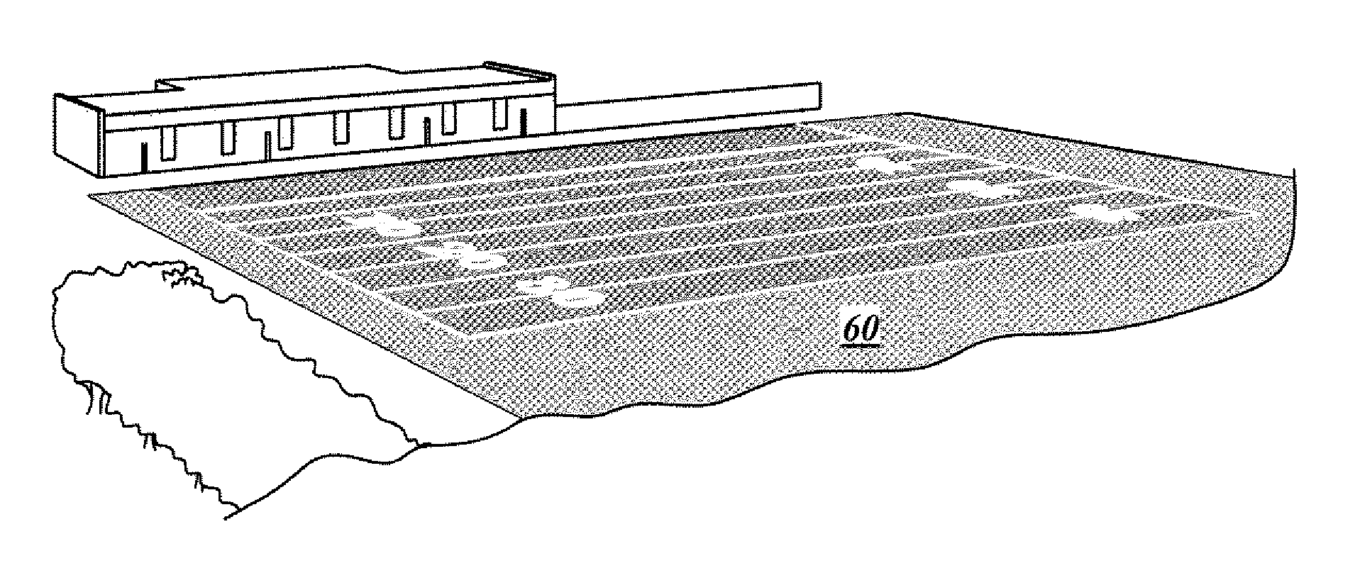 Method and apparatus for pre-fabricating a synthetic sports field