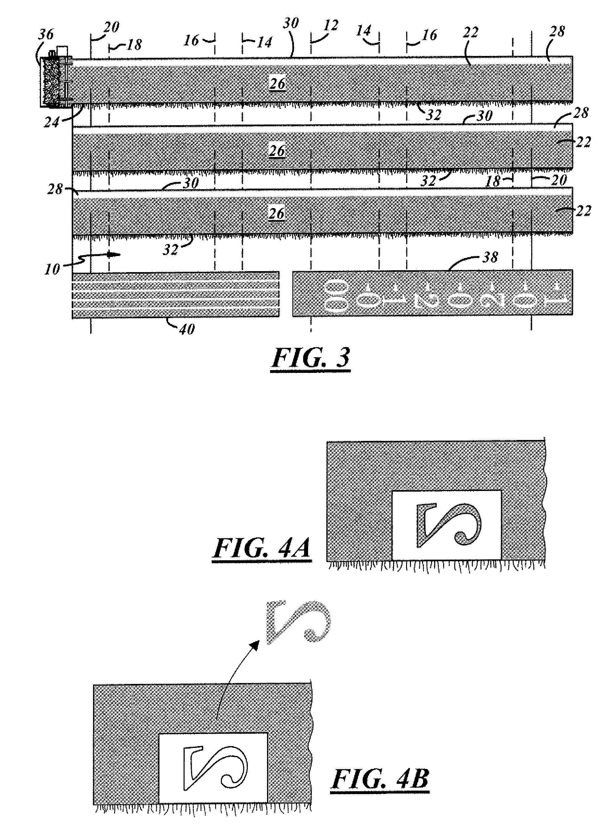 Method and apparatus for pre-fabricating a synthetic sports field