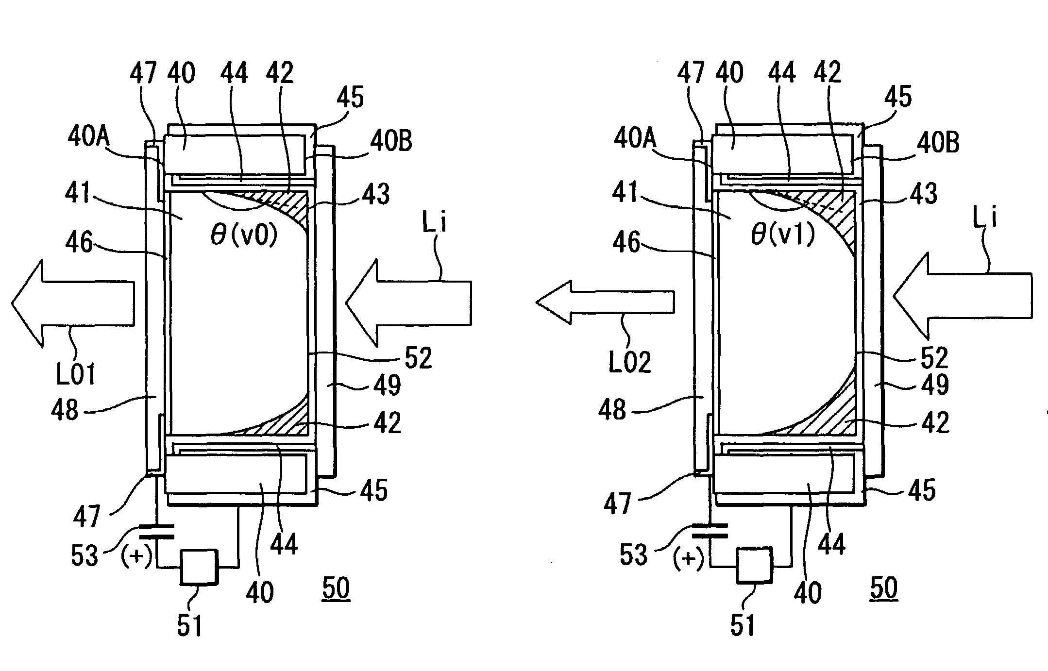 Electrowetting device and varifocal lens, optical pickup device, optical recording/reproduction device, droplet operation device, optical element, zoom lens, imaging device, light modulating device, and display device using the same