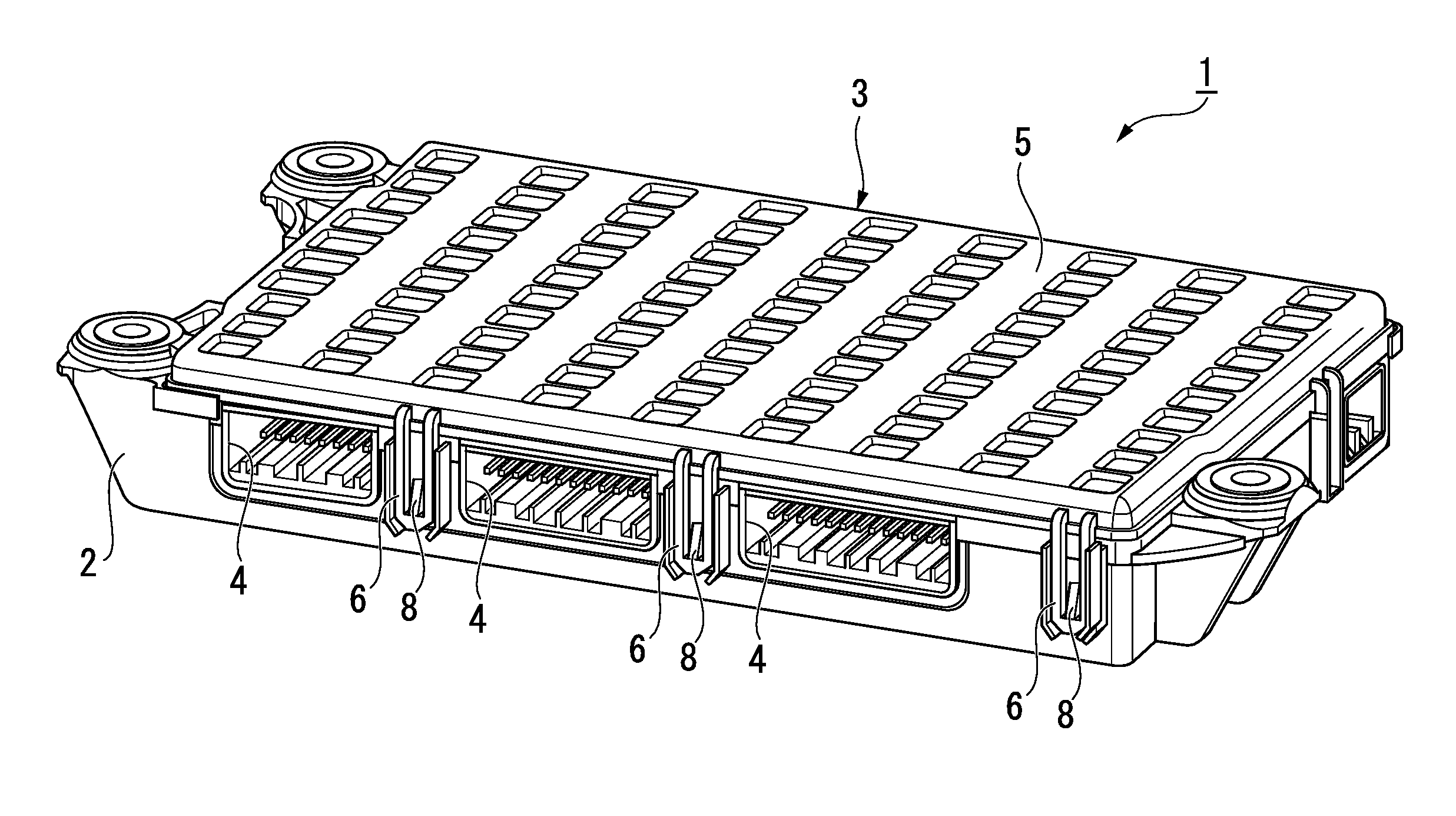 Resin casing