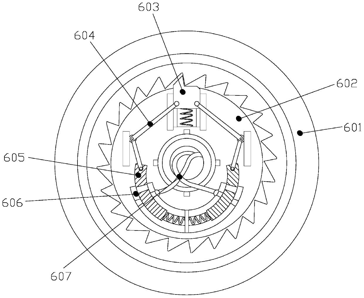 Devices with overrunning clutch