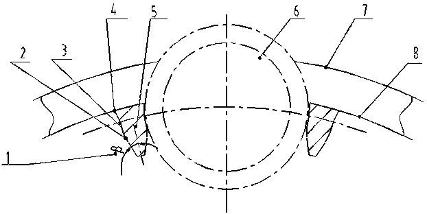 Cylindrical roller bearing with integrated solid copper retainer