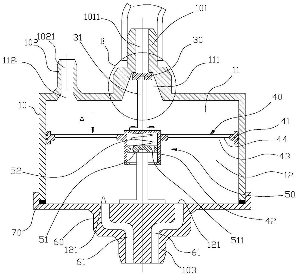 Exhaust control mechanism and blood pressure measuring device