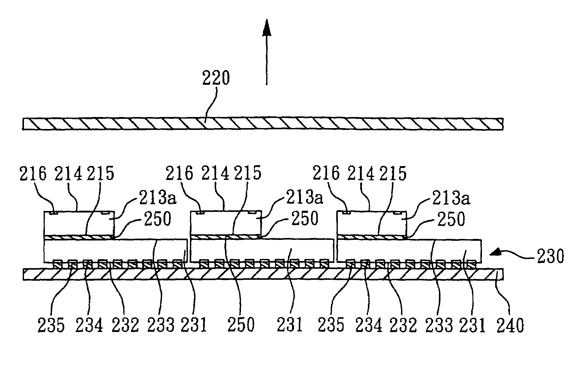 Method for wafer level stack die placement