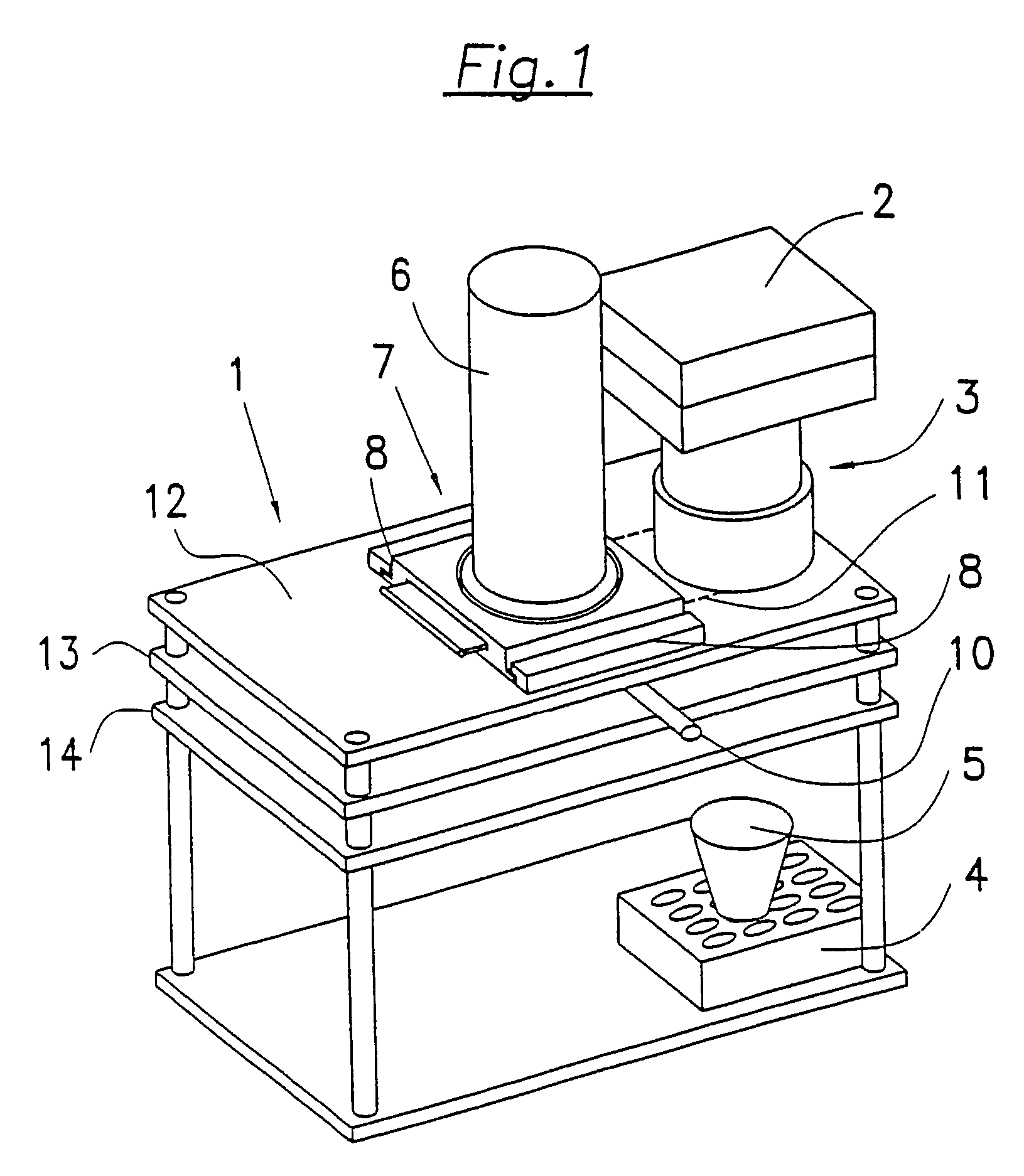 System for transferring individual coffee packages from a container to the extraction chamber of a machine for making espresso coffee