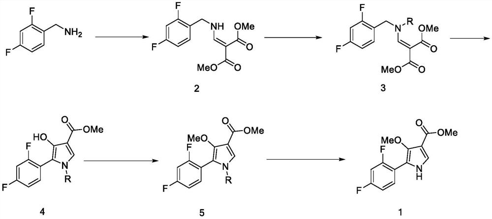 A kind of method for preparing potassium ion competitive blocker intermediate