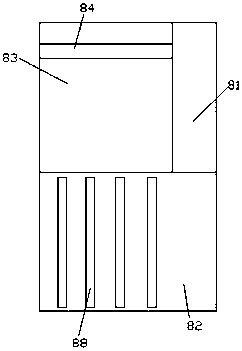 A stable shooting training device that is easy to replace shooting targets