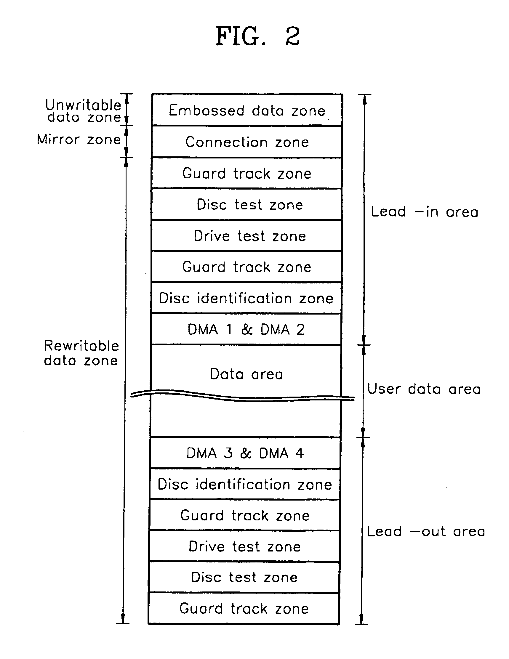 Recording medium for storing write protection information and write protection method thereof