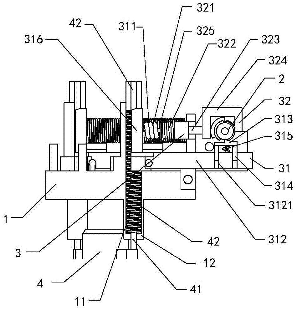 A split-type internal combustion engine combustion cylinder piston locking rebound device