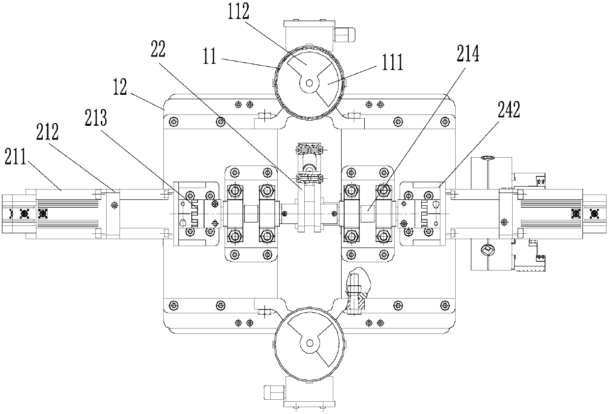 Deep hole machine tool spindle-torsion compound excitation experimental device