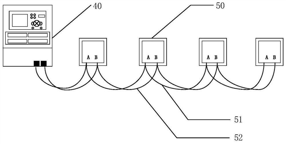 Meter reading wire connector and meter reading equipment