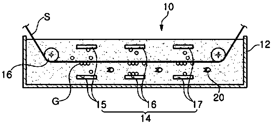 Vertical electrolytic device