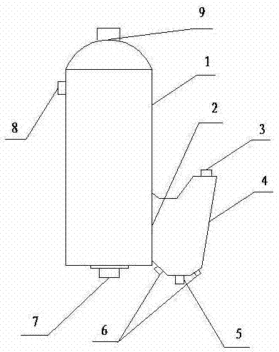 Device and process for making gas and reducing iron through coal derived fusion melting bed