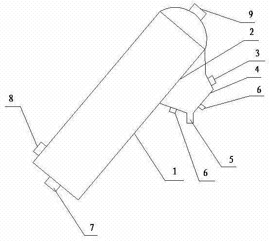 Device and process for making gas and reducing iron through coal derived fusion melting bed