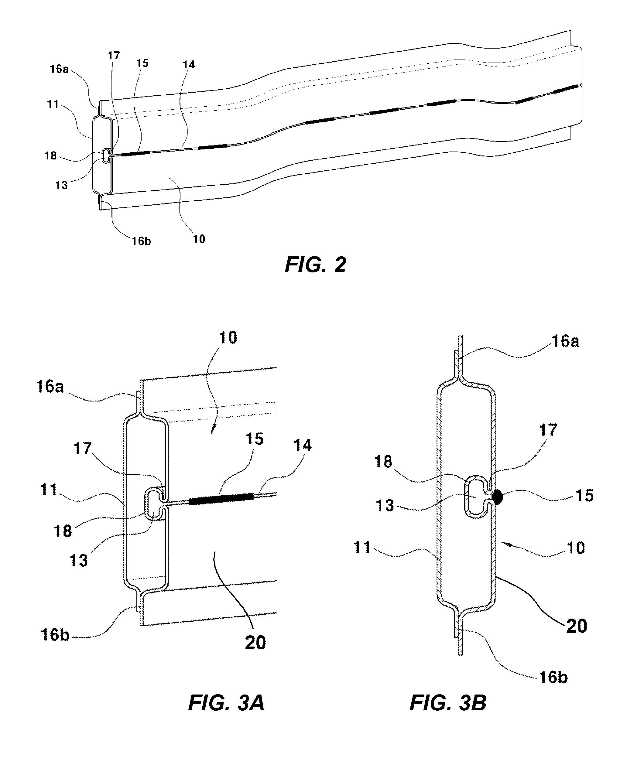 Bumper rail for vehicle