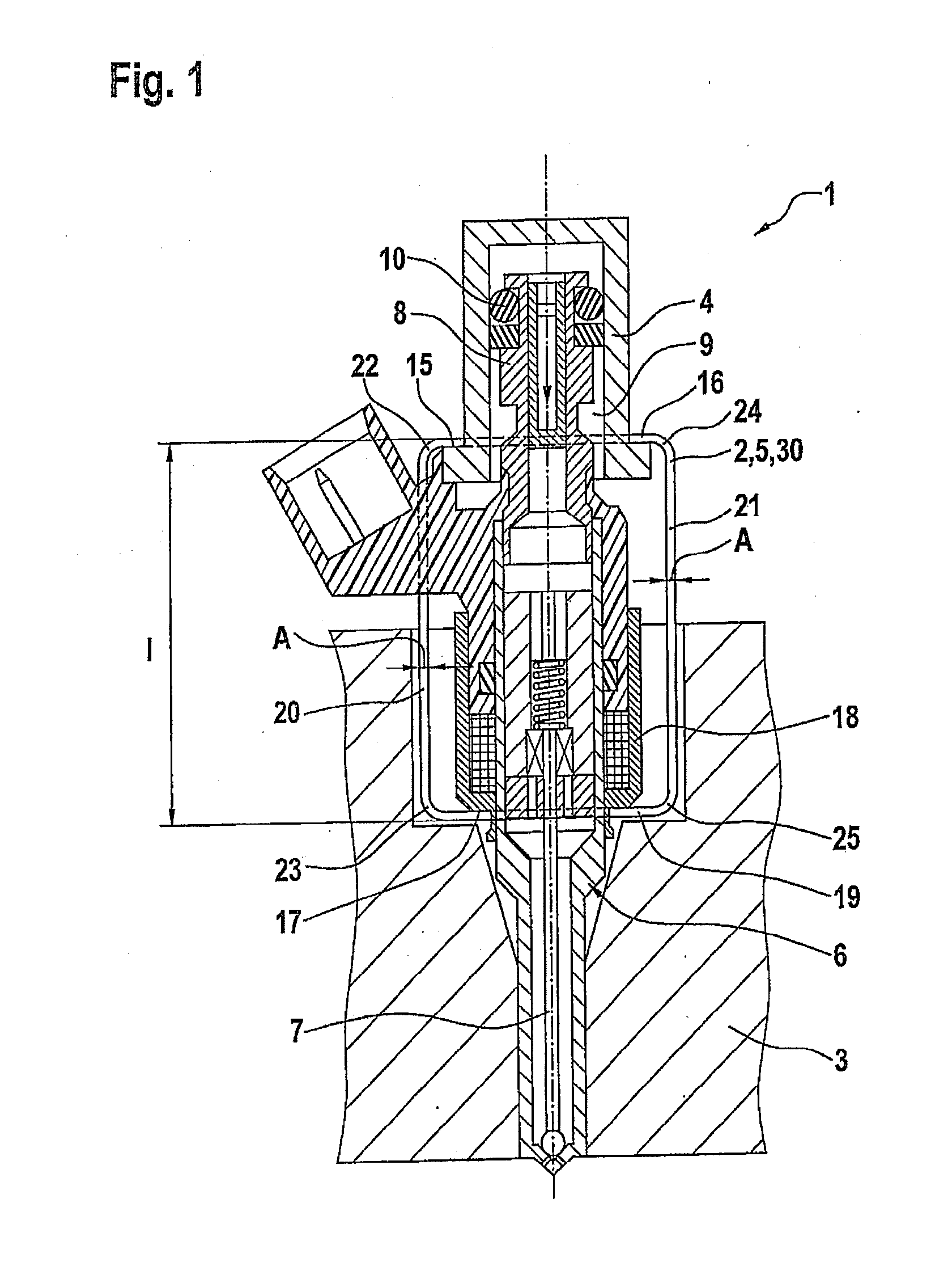 Fuel injection system having a fuel-carrying component, a fuel injector and a connecting device