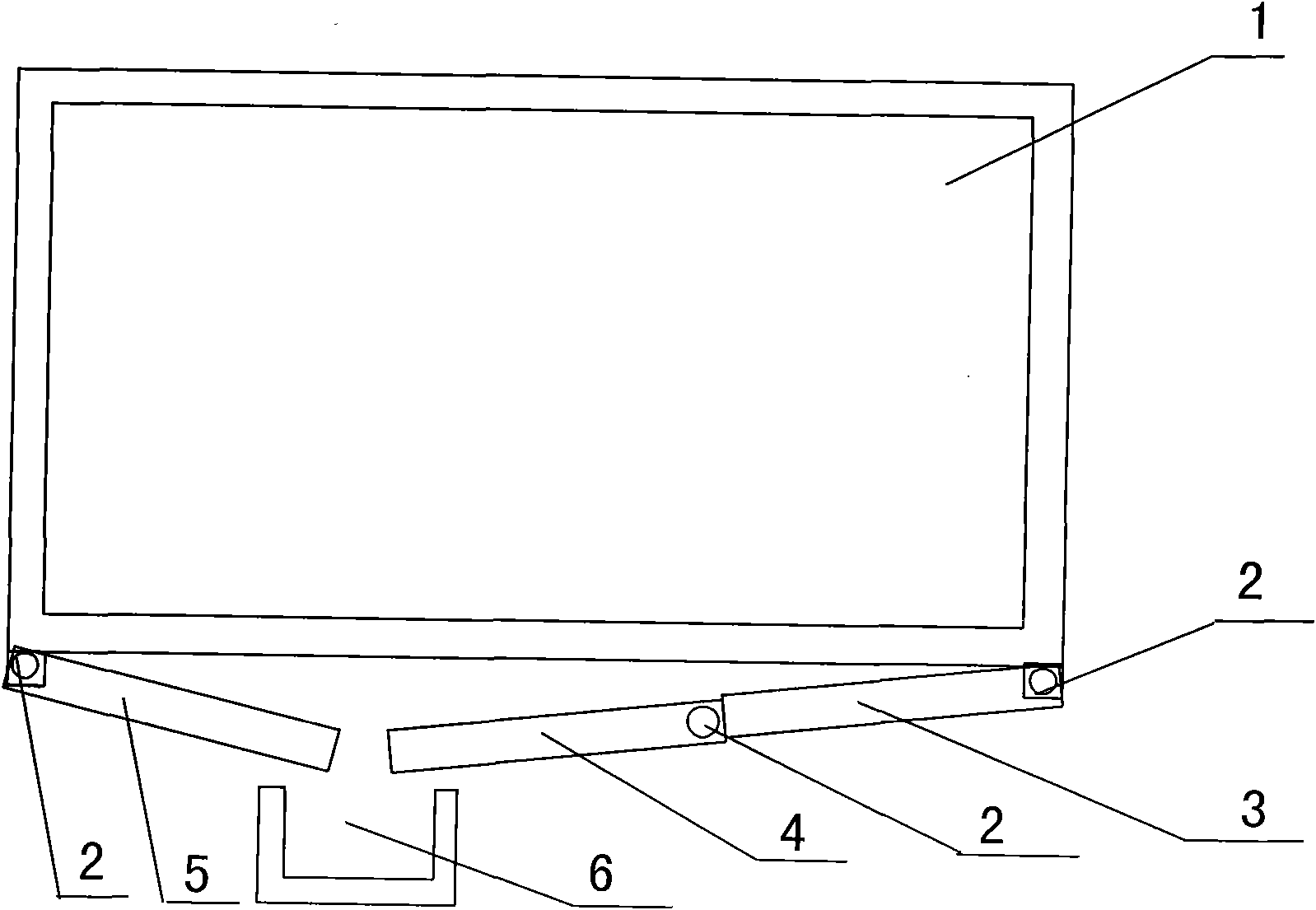 Blackboard with chalk powder cleaning groove