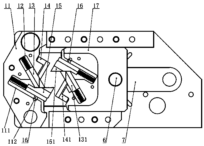 Hexagonal crimping mechanism