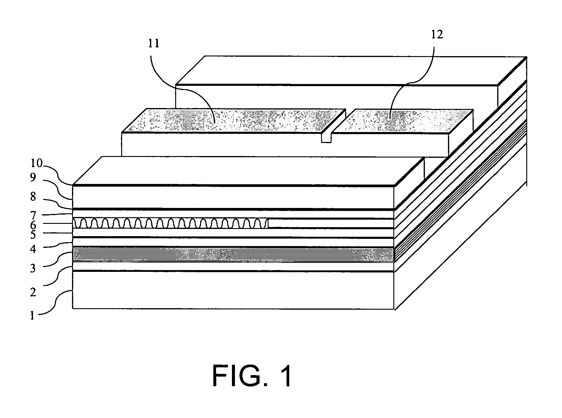 Semiconductor distributed feedback (DFB) laser array with integrated attenuator