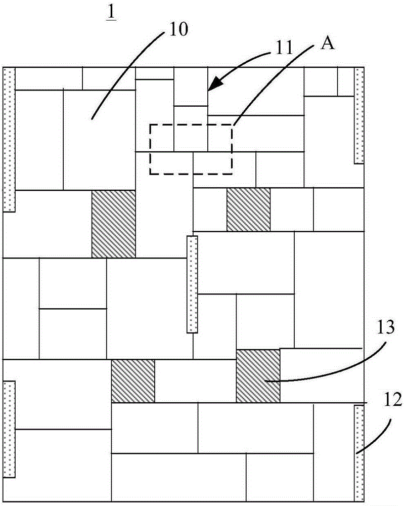 Mask slice graphic structure and manufacturing method of semiconductor chip