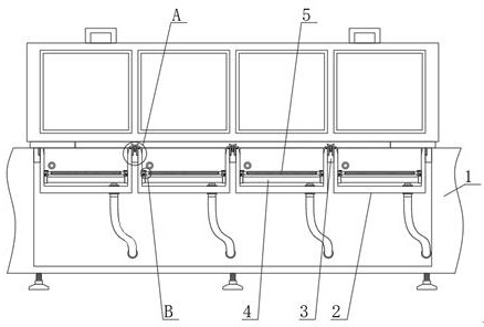 Ultrasonic cleaning circulating water tank for liquid crystal screen cleaning machine