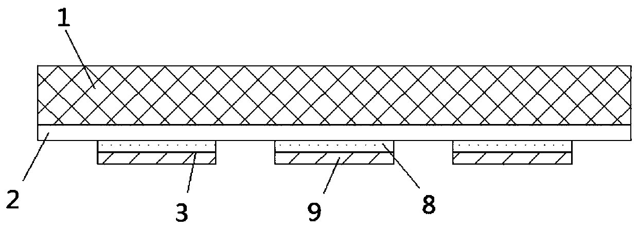 A kind of mixed weaving bamboo mat and its processing technology