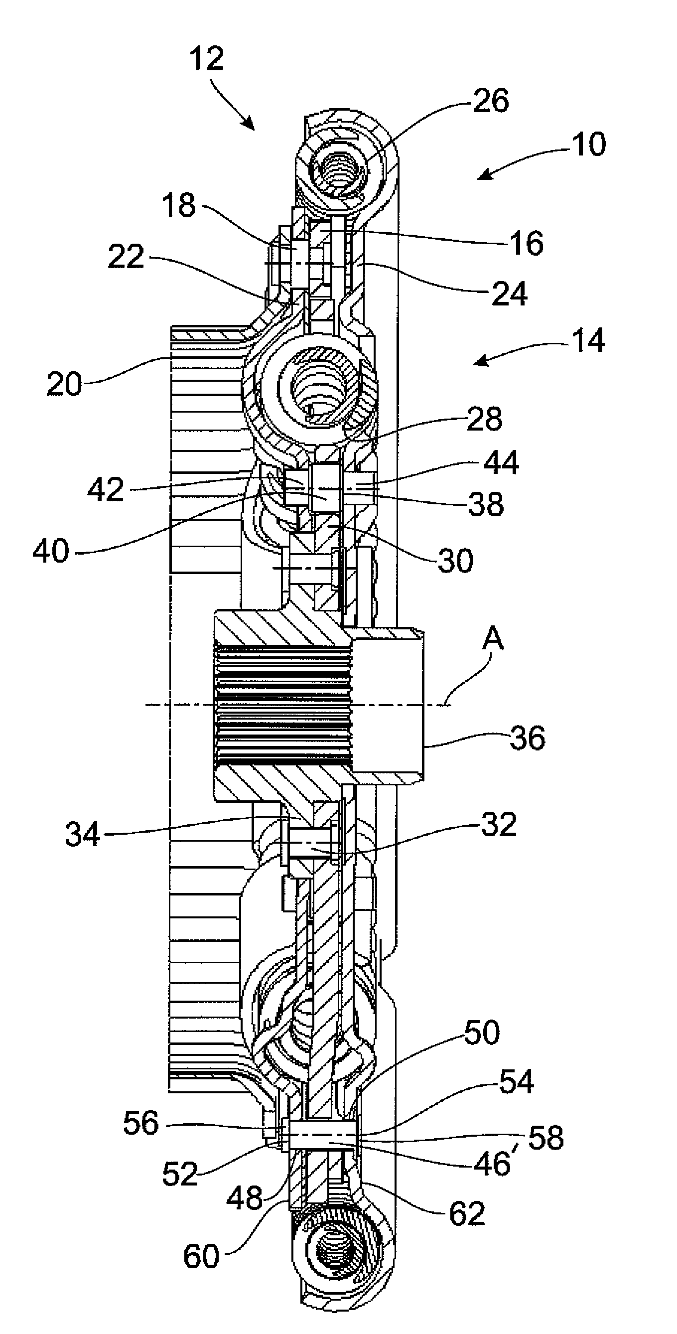 Method for riveting two structural component parts, in particular cover plate elements of a torsional vibration damper arrangement, at a distance from one another