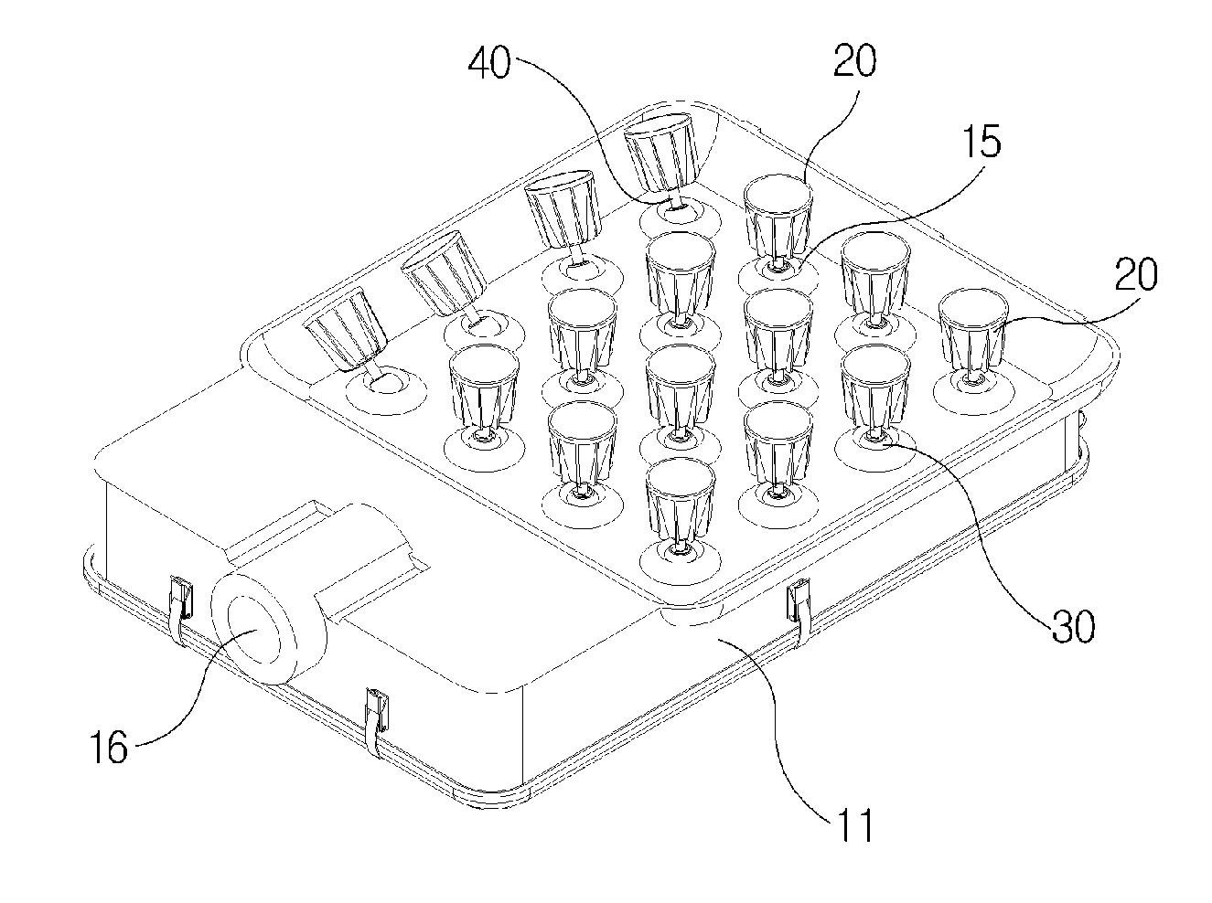 Lighting device enabling arbitrary distribution of light