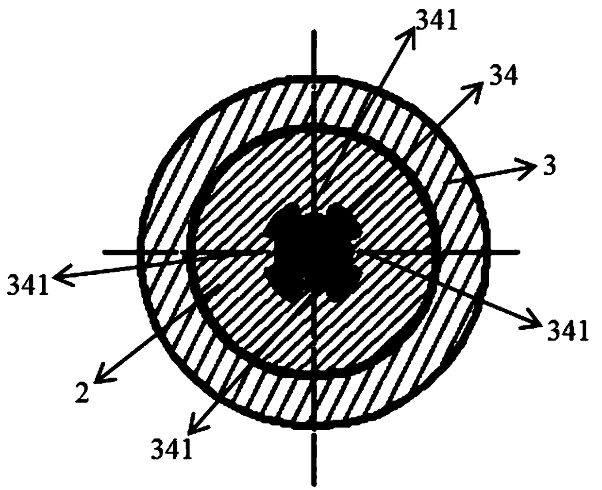 Pressure-stabilizing valve for liquid pipeline