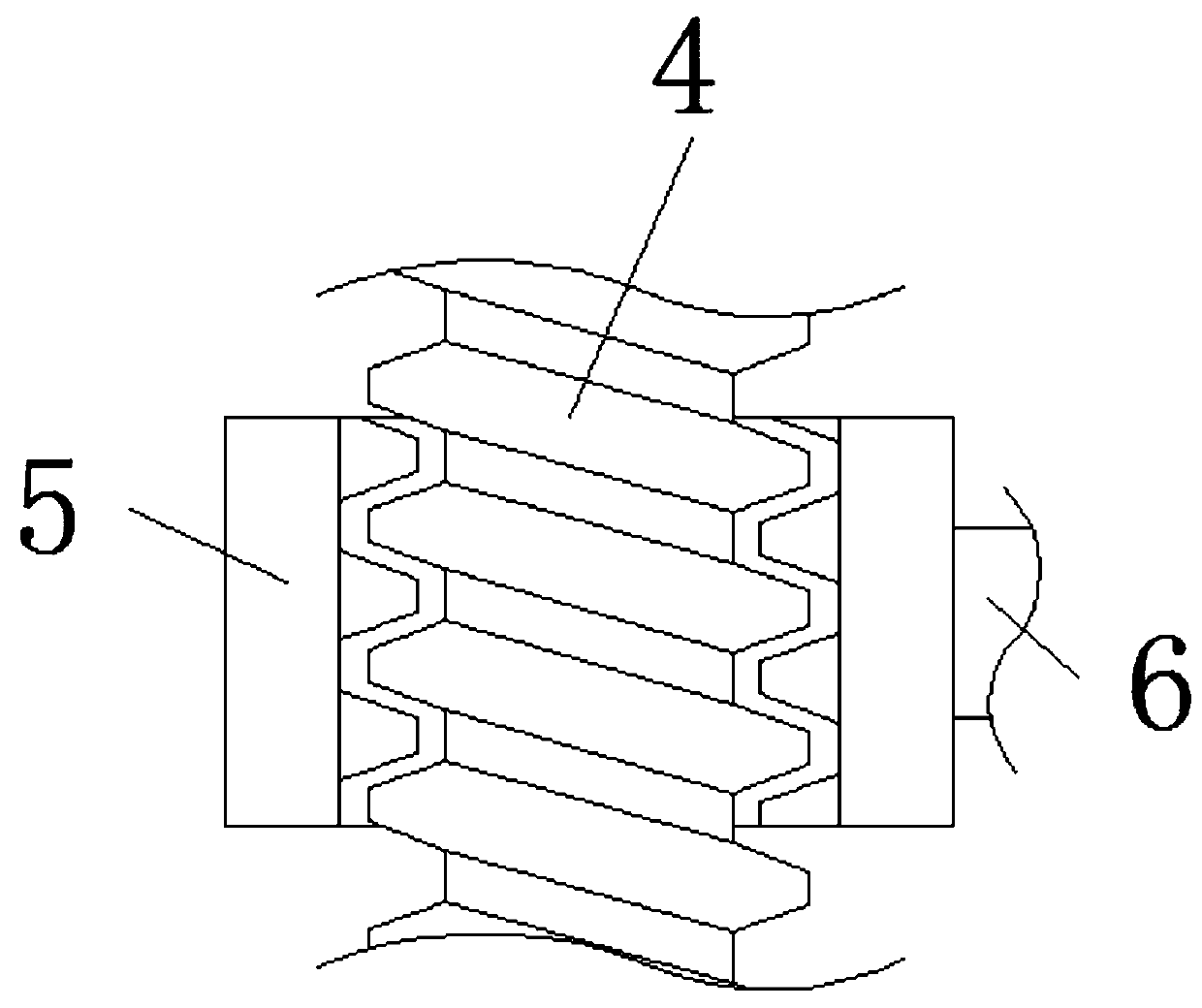 Bending strength test device for new material detection