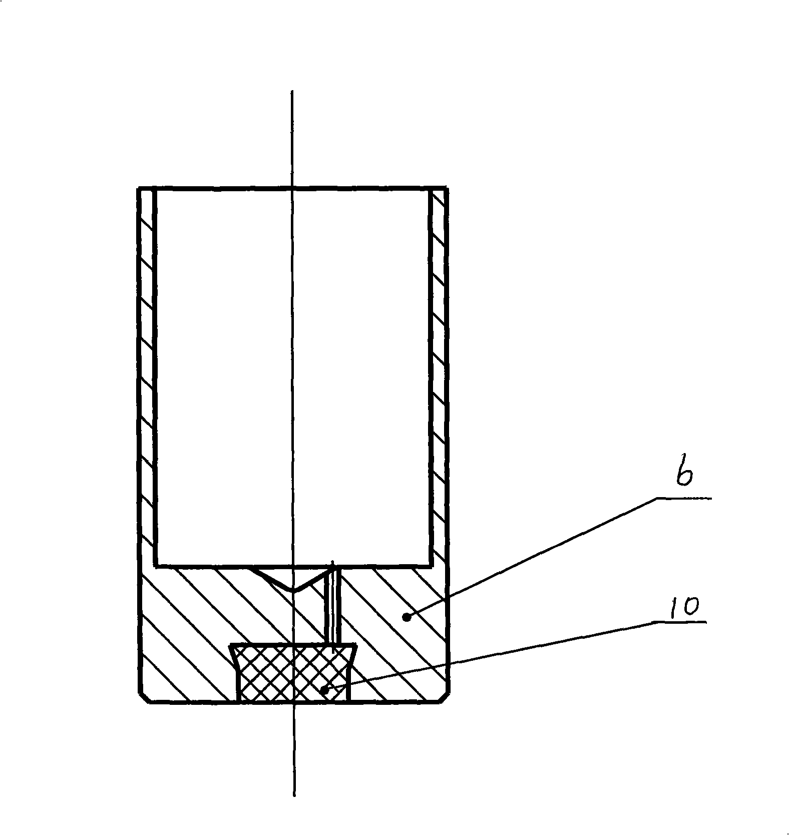 High-pressure air safety valve