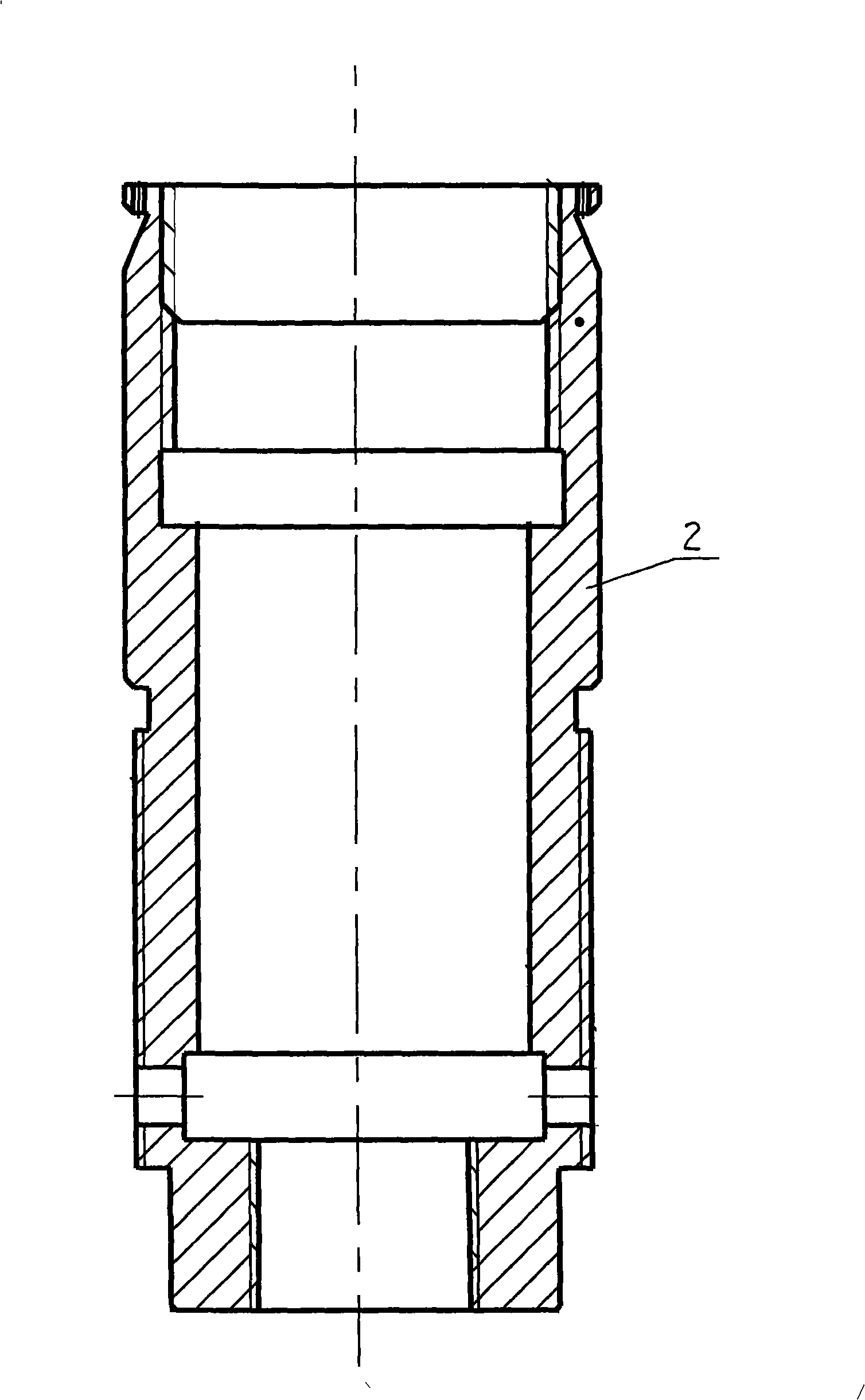 High-pressure air safety valve