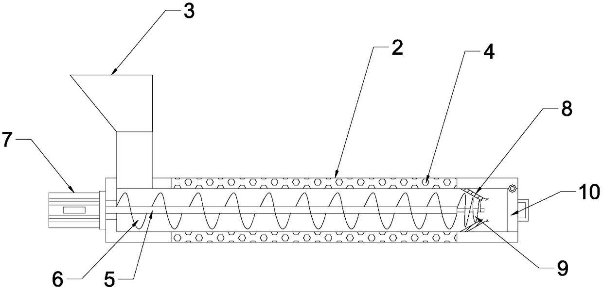 Rice processing screening device