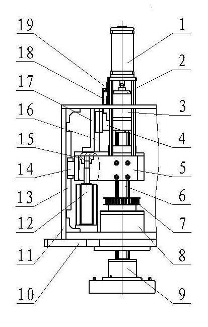 Lifting and pressing mechanism applied to wafer polishing equipment