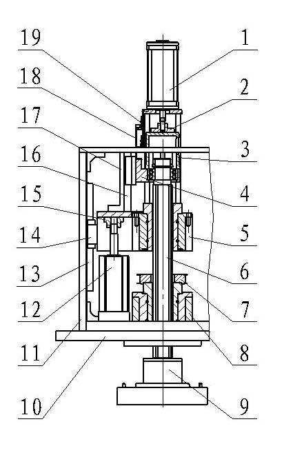 Lifting and pressing mechanism applied to wafer polishing equipment