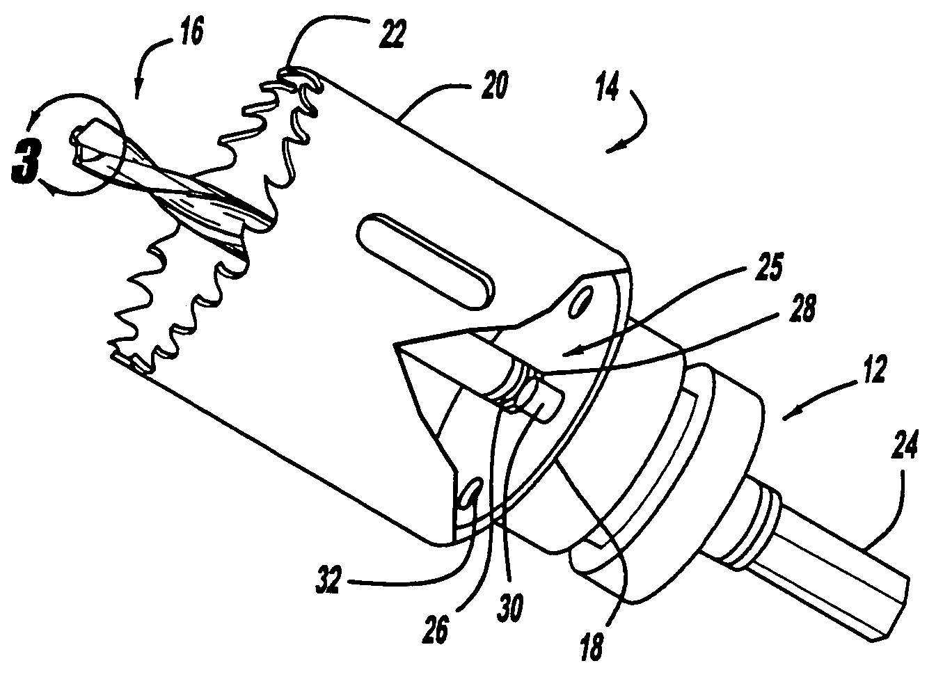 Hole saw having a drill bit with a pilot tip