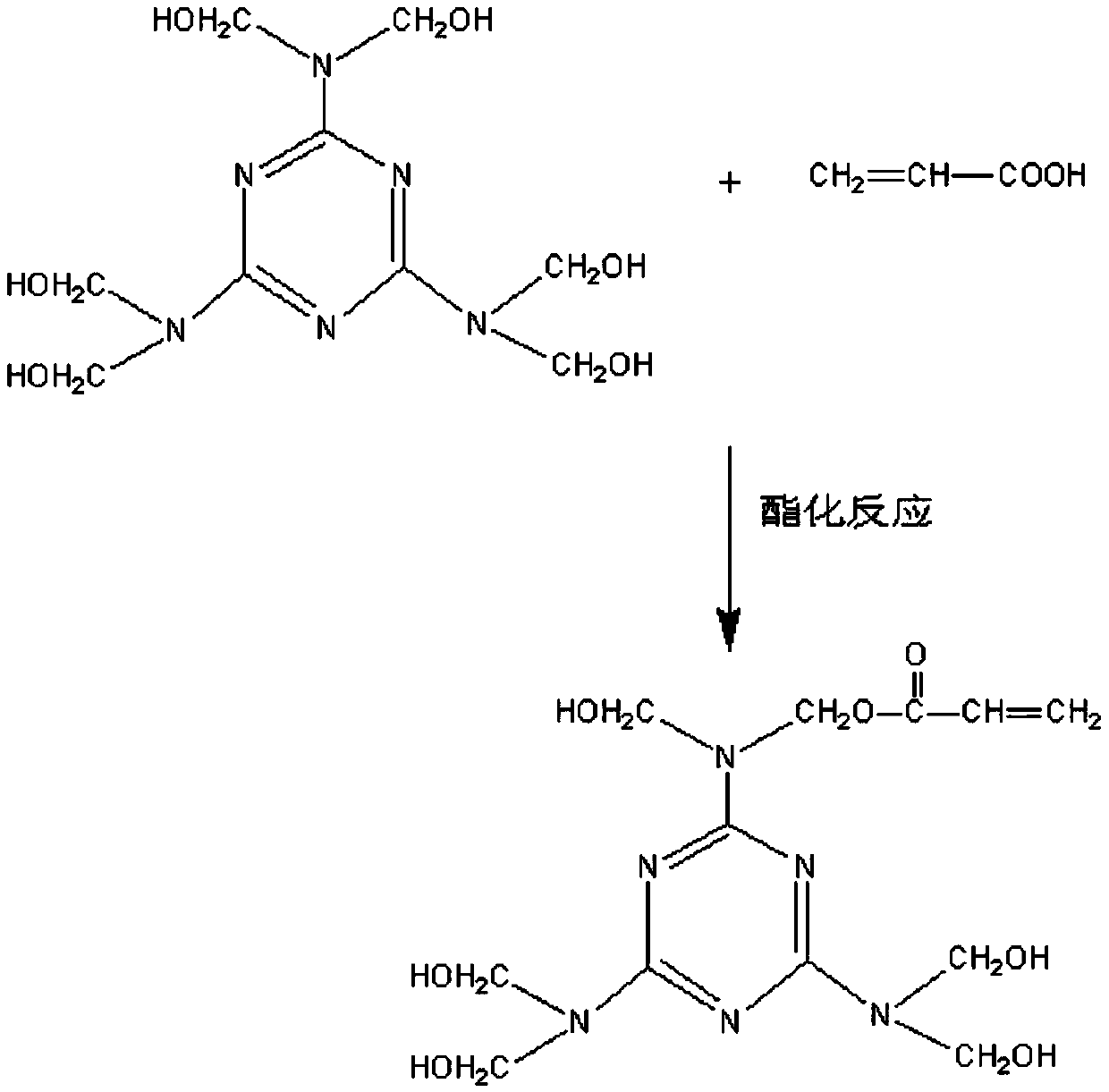 Preparation method of low-temperature curing type waterborne amino acrylic resin