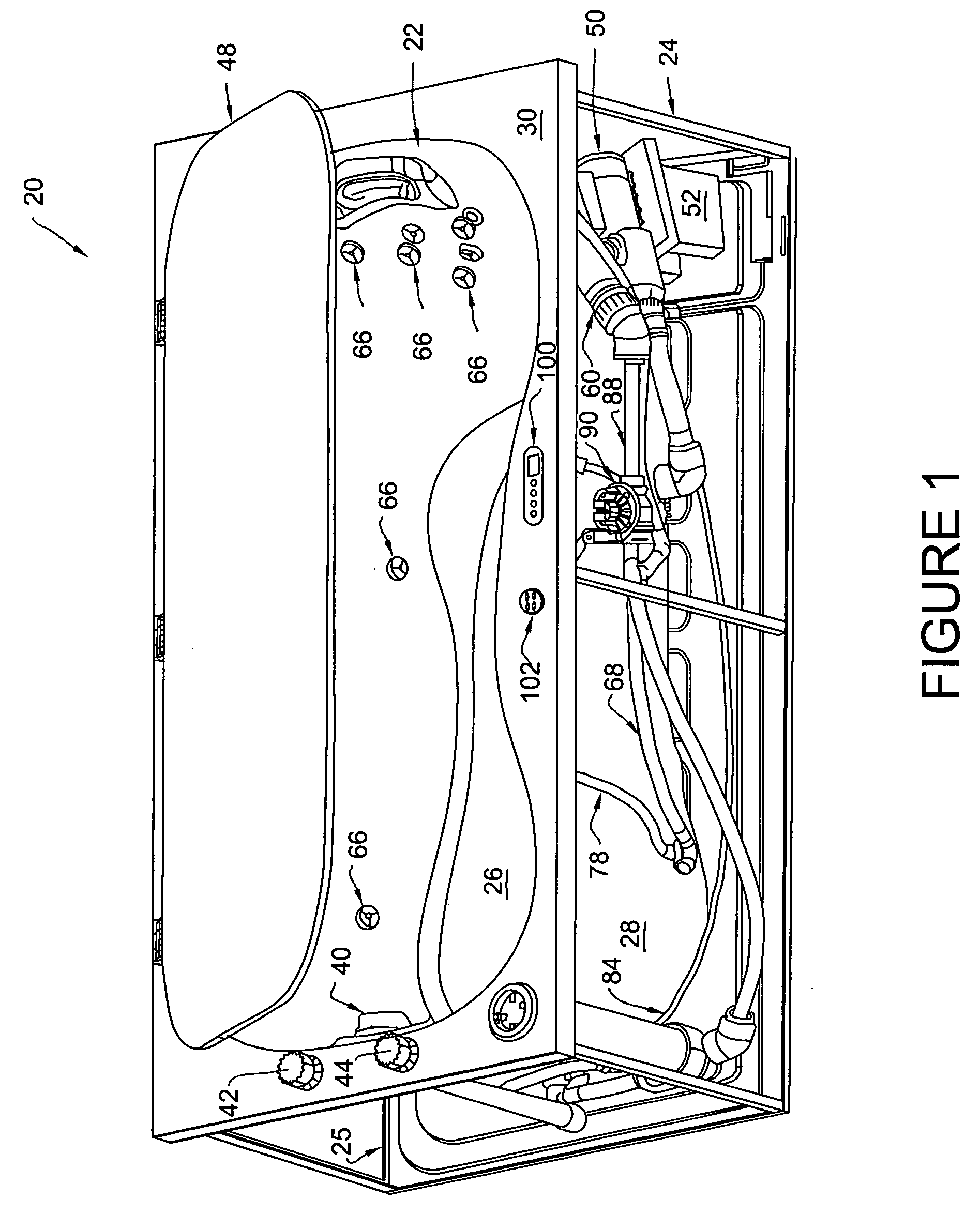 Combination bathtub and spa